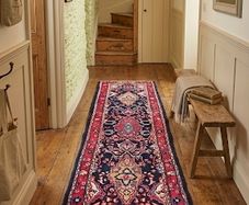 Beautiful XL Persian Lillian Hand knotted wool Runner