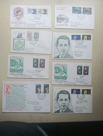17 Irish Political First Day Covers