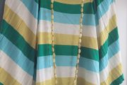 GALLLERY lime stripe bat-wing knit Sz M (Fit 12-16UK)
