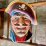 Early Vintage Legend Products Bossons Style Hand Painted Chalkware Wall Mount Bust Image 3