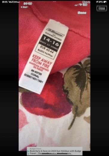 jumper cotton size 14-16