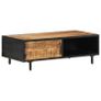 Coffee Table 105x50x35 cm Rough Mango Wood Image 8