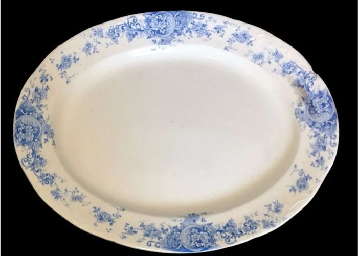 Antique French Ironstone Serving Platter