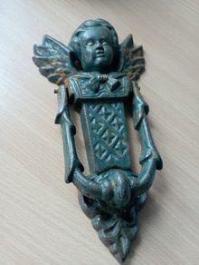 Antique Cherub door knocker