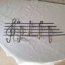 Musical Staff Metal Coat Rack Image 2