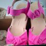 Paul Green sandals, size 39 (EU)/6 UK, fuchsia pink suede Image 3