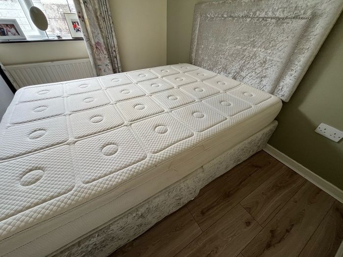 Double bed and mattress