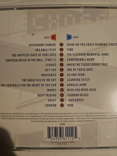 Pink Floyd - Echoes. The Best Of. 2 CD.