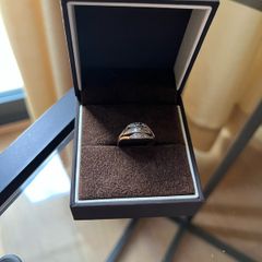 14K Gold Ring with Diamonds