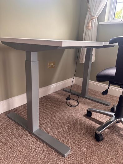 Adjustable desk and chair