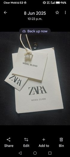 Zara Shirts 1 Black & 1 Navy