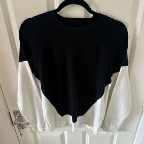 Topshop Black & White Colour Blocke Sweater UK12