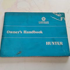 Hillman Hunter Hand Book.