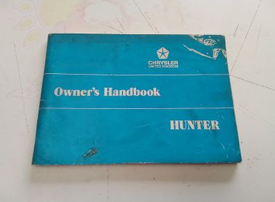 Hillman Hunter Hand Book.