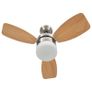 Ceiling Fan with Light and Remote Control 76 cm Light Brown Image 5