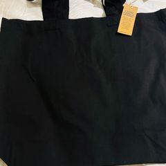 4 x Westford Mill Organic Cotton Tote Bags, Black, Brand New With Tags