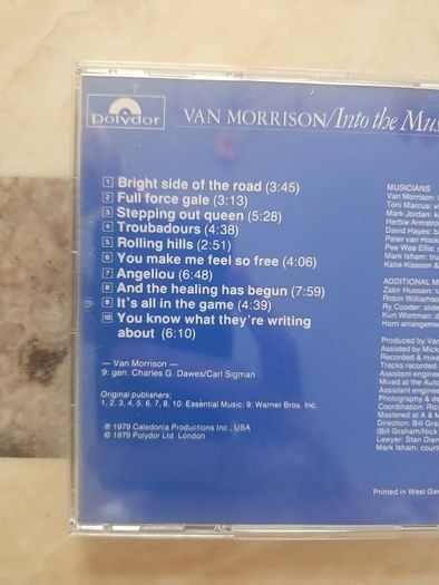 Van Morrison CD  - Into The Music