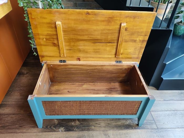 Vintage Upcycled Coffee table/ Blanket Chest