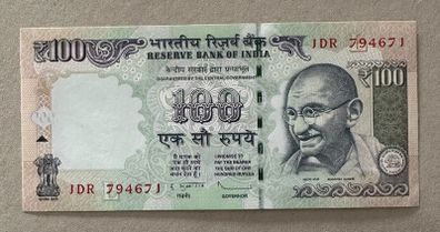 India 100 Rupee 2013 Banknote