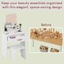 Dressing Table Isla 1 Drawer Mirror & Stool Image 4