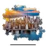 Clementoni Multi-puzzzle jigsaw. 500 piece New York (49X36cm), 1000 piece Dubai (69X50cm) & 1000 piece Paris (69X50cm). New and sealed. Image 6