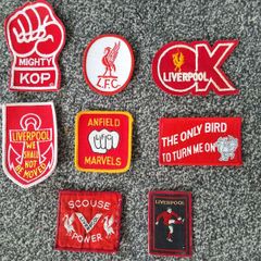 Liverpool sew on patches, various dates