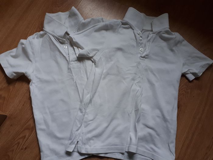 Long sleeve white Shirts  Age 9-10