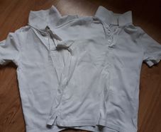 Long sleeve white Shirts  Age 9-10