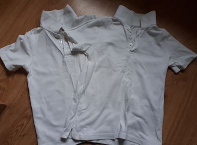 Long sleeve white Shirts  Age 9-10