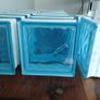 28 Clear And 20 Blue Glass Blocks - New/Unused Image 4