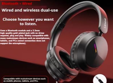 Wireless Lenovo Earphones, new, unopened.