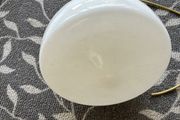 Milk Glass Hanging Lamp