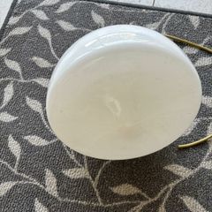 Milk Glass Hanging Lamp