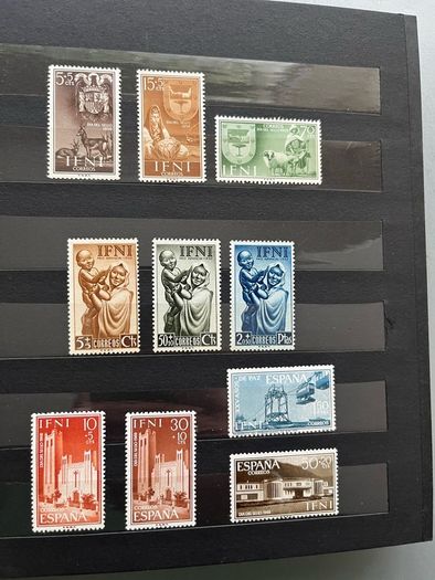 SPAIN Colonies album with stamps