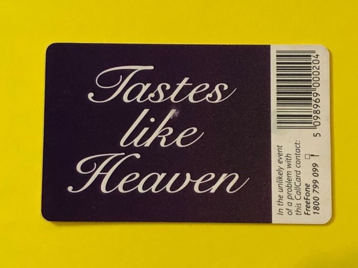 Callcard 1182 Cadbury Tastes Like Heaven Different Chip Variations