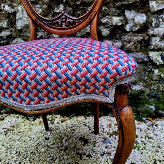 19th Century upholstered chair