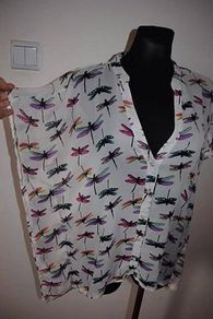 Dragonfly oversize blouse by Internacionale size UK14 EU42 Postage included
