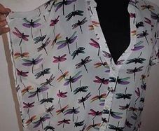 Dragonfly oversize blouse by Internacionale size UK14 EU42 Postage included