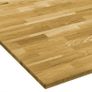 Table Top Solid Oak Wood Square 23 mm 80x80 cm Image 5