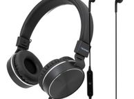 main image for ad Blaupunkt Set - Wired Headphone, 3.5mm jack cable + Wireless Bluetooth earbuds, built-in mic - BLP1530