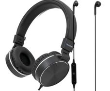 Blaupunkt Set - Wired Headphone, 3.5mm jack cable + Wireless Bluetooth earbuds, built-in mic - BLP1530