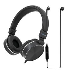 Blaupunkt Set - Wired Headphone, 3.5mm jack cable + Wireless Bluetooth earbuds, built-in mic - BLP1530