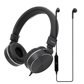 Blaupunkt Set - Wired Headphone, 3.5mm jack cable + Wireless Bluetooth earbuds, built-in mic - BLP1530