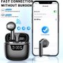 Earbuds,Wireless Headphones Bluetooth 5.3 Earphones with 4 ENC Noise Cancelling Mic 2023 Upgrade wireless Earbuds (FREE SHIPPING) Image 5