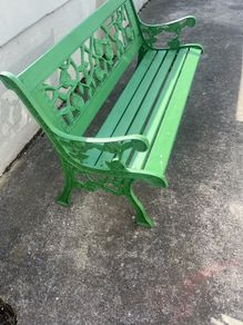 Beautiful garden bench. Very heavy 54in long