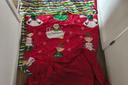 Kids Single Christmas "Elf on the Shelf" Duvet Cover Set with Matching Fitted Sheet