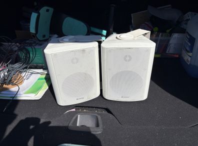 Adastra BC5A-W 2-Way 5.25" Active Monitor Speaker 30W, White, Pair