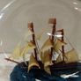 Vintage Miniature Ship in a "Dimple" Bottle Image 5