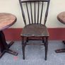 Sturdy Old Irish Country Chairs and two Vintage Round Tables suitable for cottage/pub Image 3