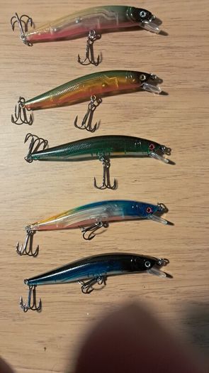 5 Minnows 7.25gm